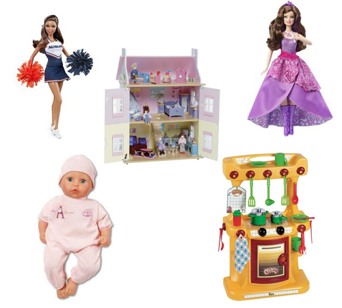 Наиболее популярные наборы игрушек для девочек