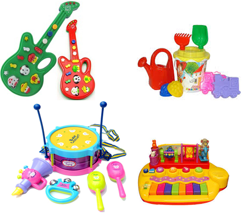 Простой набор обязательных игрушек для новорожденных малышей