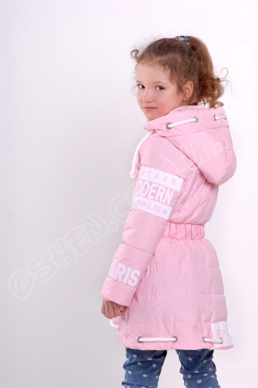 Демисезонная куртка для девочек модница светло розовый